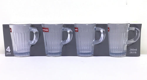 FR Green Apple Deli Tea Glass Set 4x280ml - Premium Quality ZB318