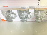 Glass Cup - 170ml - 3pcs - JXMG319-3K