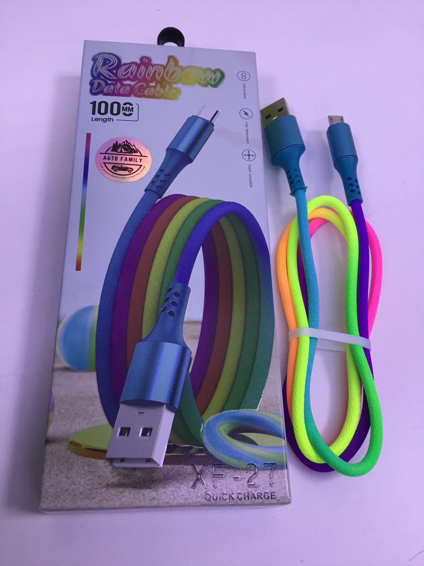 Rainbow Data Cable XF - 27 (1000mm) - TPB | Premium Quality - Best Price Online