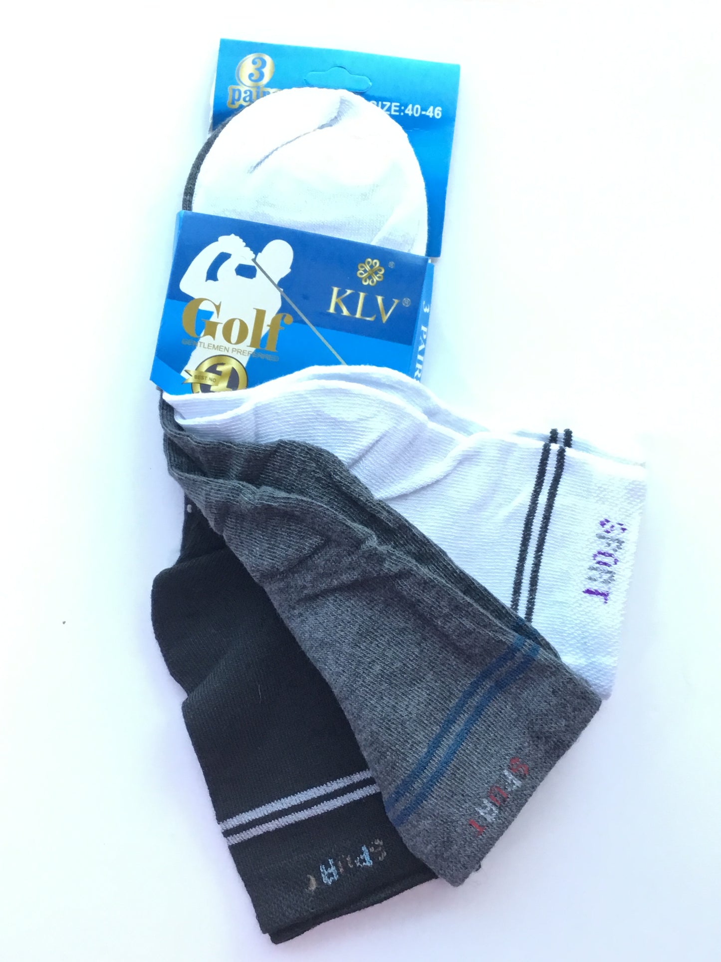 Classic-Foot KLV Sports Socks - Men - 3 pcs
