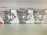 Glass Cup - 170ml - 3pcs - JXMG319-3K