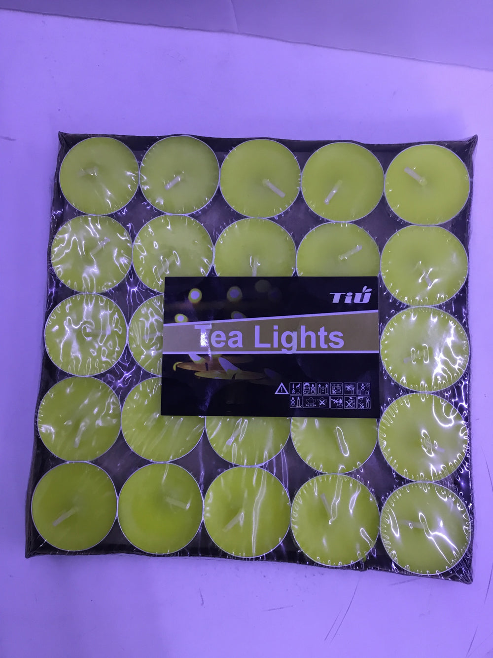 TIU YELLOW Tea Light Candles