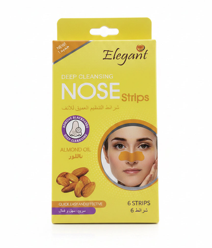 Elegant Deep cleansing Nose Strip (Almond Oil) - 6 Strip's | Premium Quality - Best Price Online