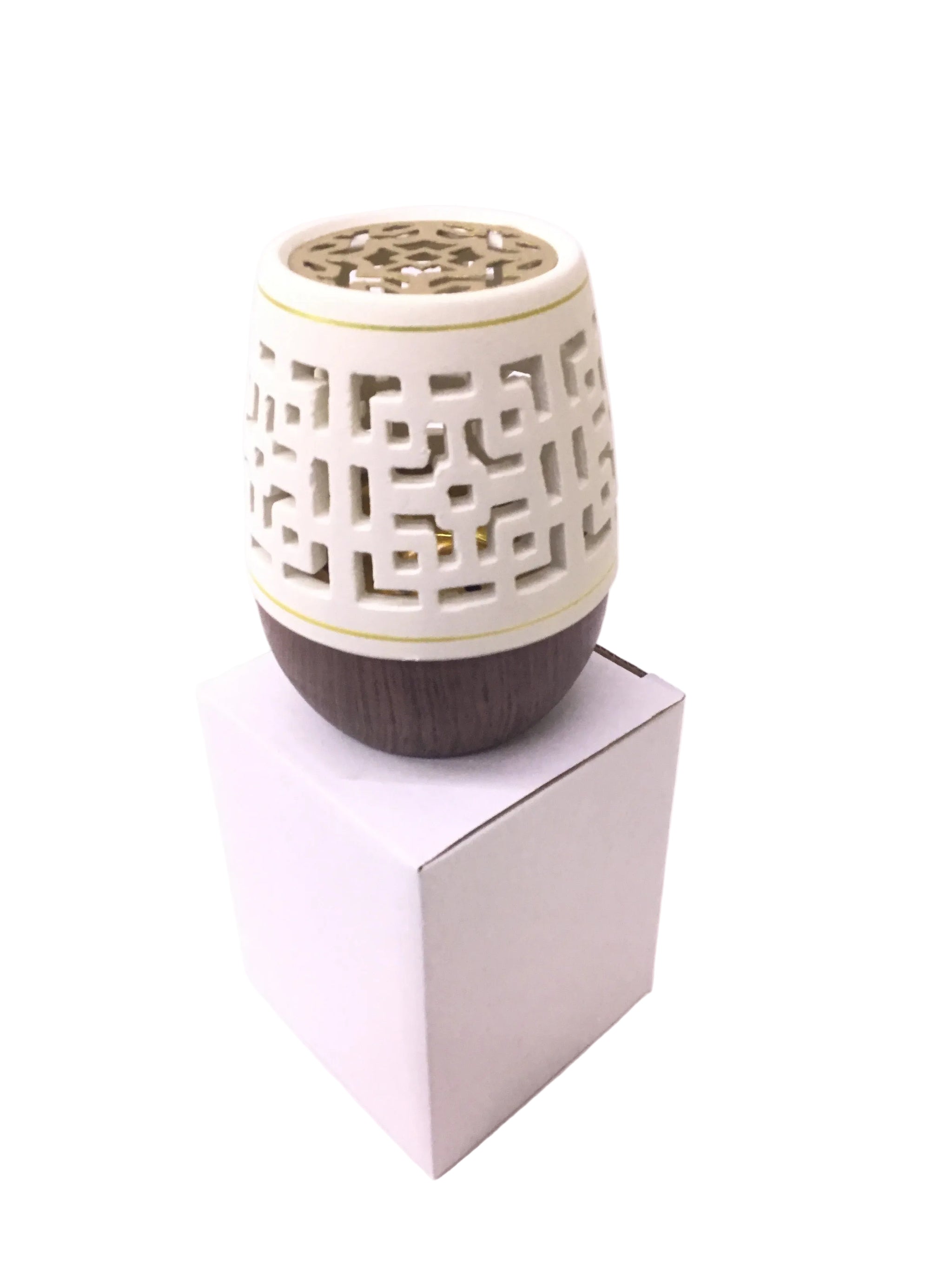 Luxury wood Bakhoor Burner - NF-36922-P | Premium Quality - Best Price Online