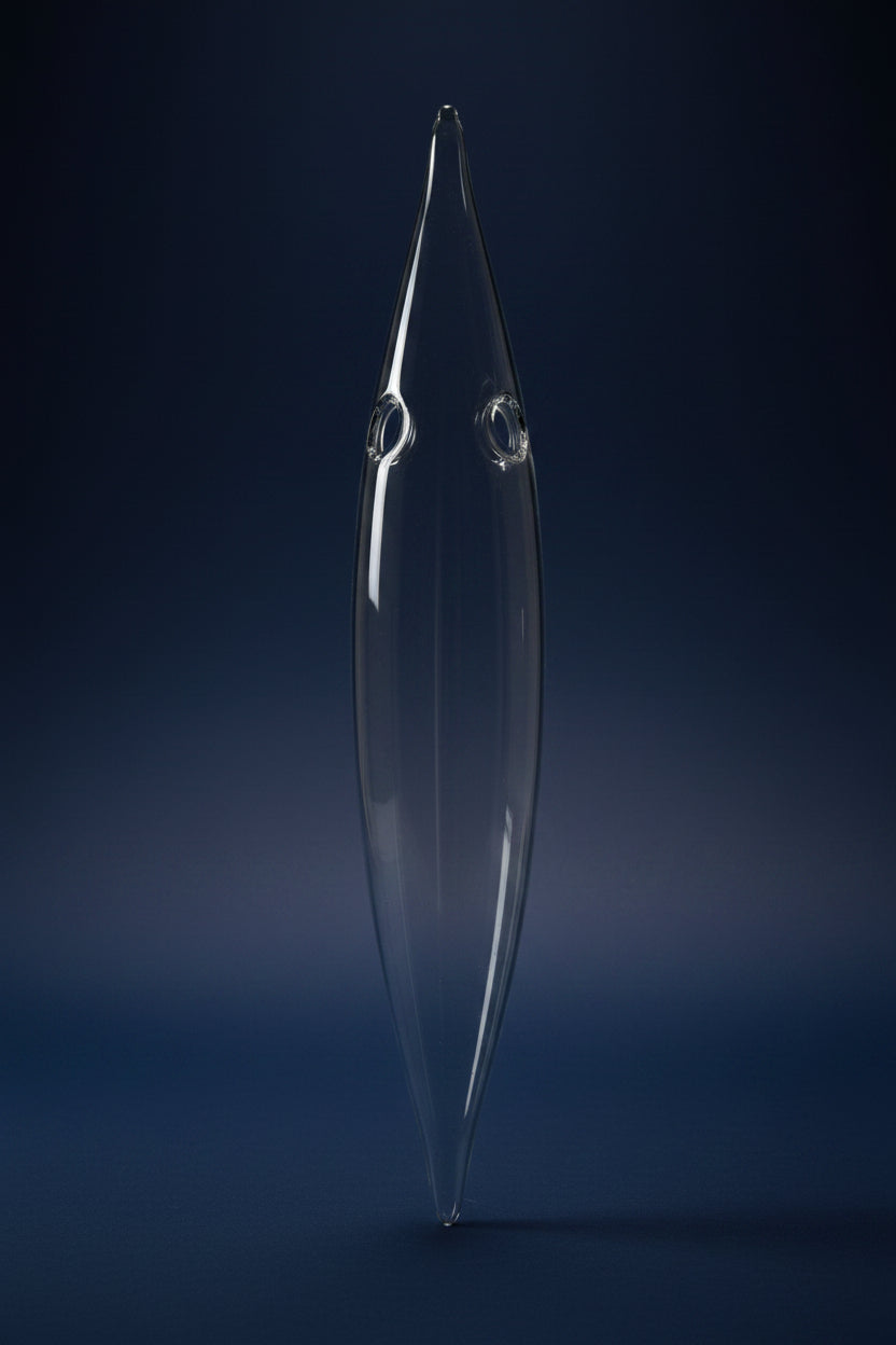 Crsytal Teardrop Shaped Decor Piece - 005