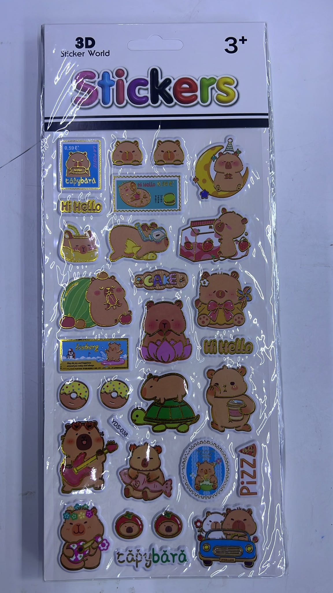 One Piece 3D Puffy Stickers – 12 × 25 cm M4