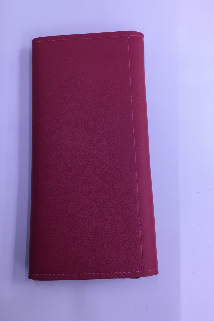 Women's Premium Leather Wallet - Dark Pink - ` Durable & Stylish Design