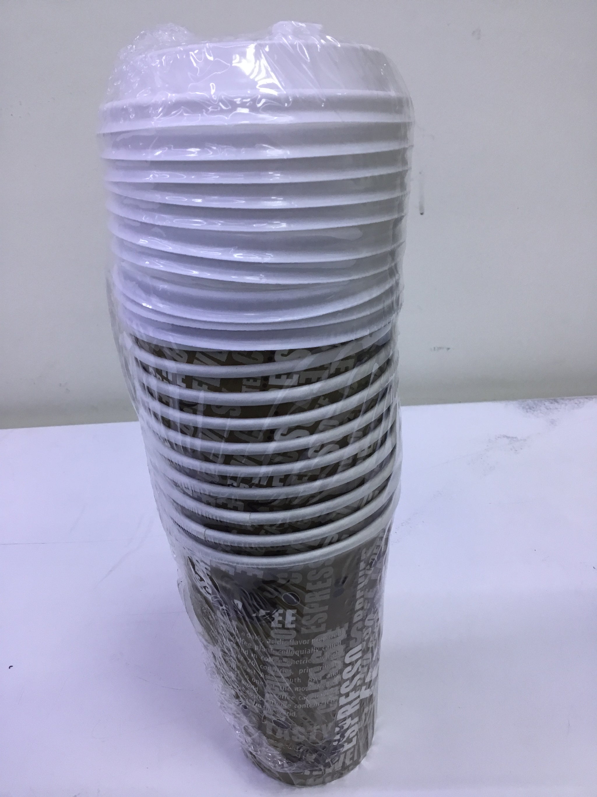 Disposable Paper Cup with Cap (80oz) - 10pcs | Premium Quality - Best Price Online