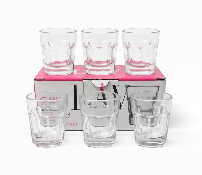 LAV Aras Shot Glass Set (6pcs) - 45ml - Premium Quality - Best Sell Online