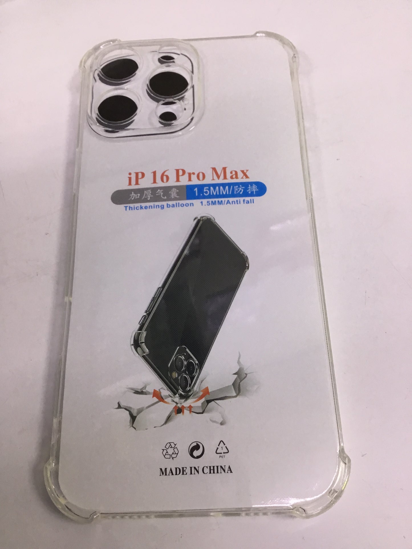 iPhone 16 Pro Max Transparent Case Protector - 1.5mm | Premium Quality - Best Sell Online