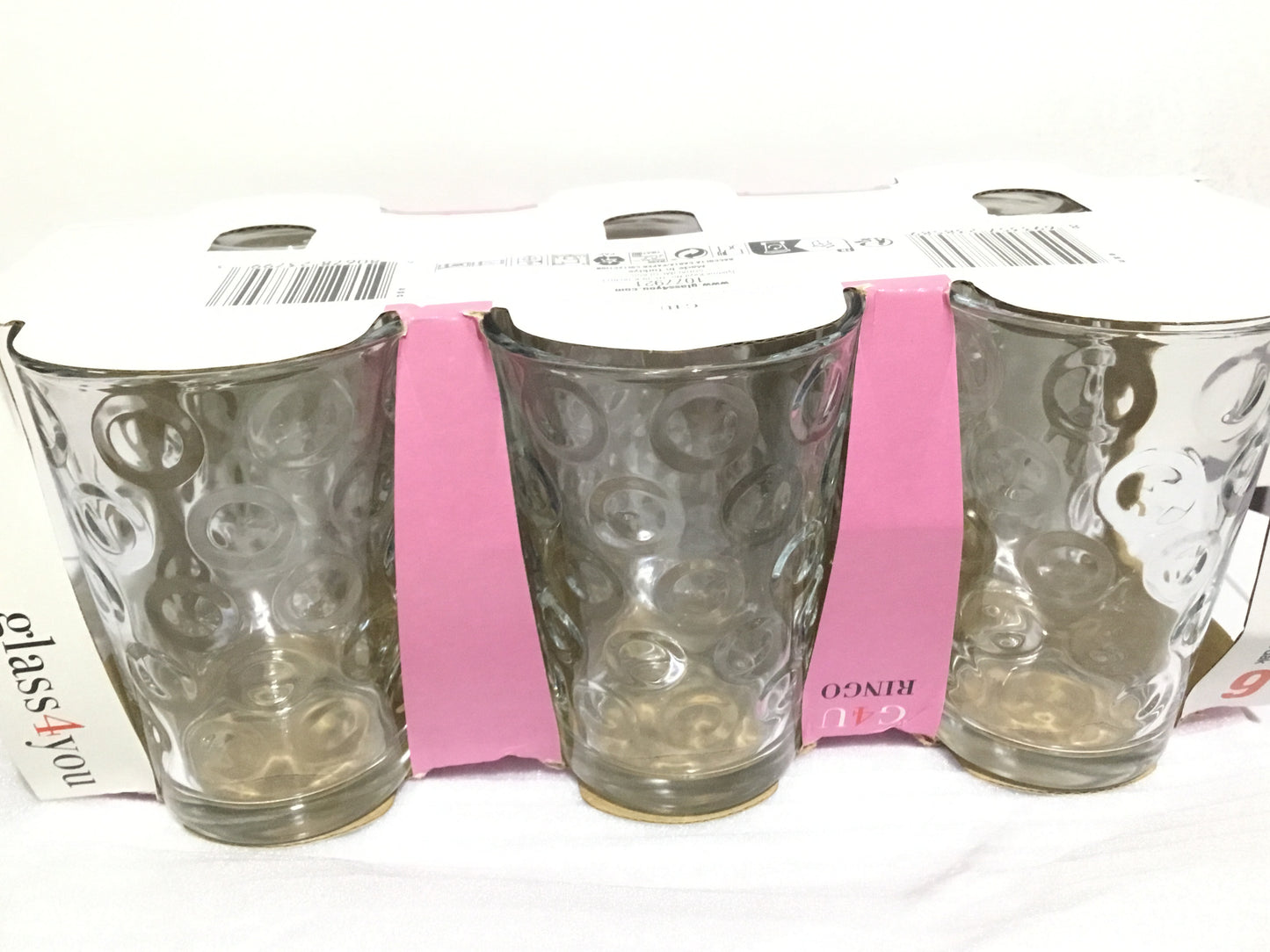 G4U RINGO Tumbler Glass - 6pcs*200CC - TR39-K-003071