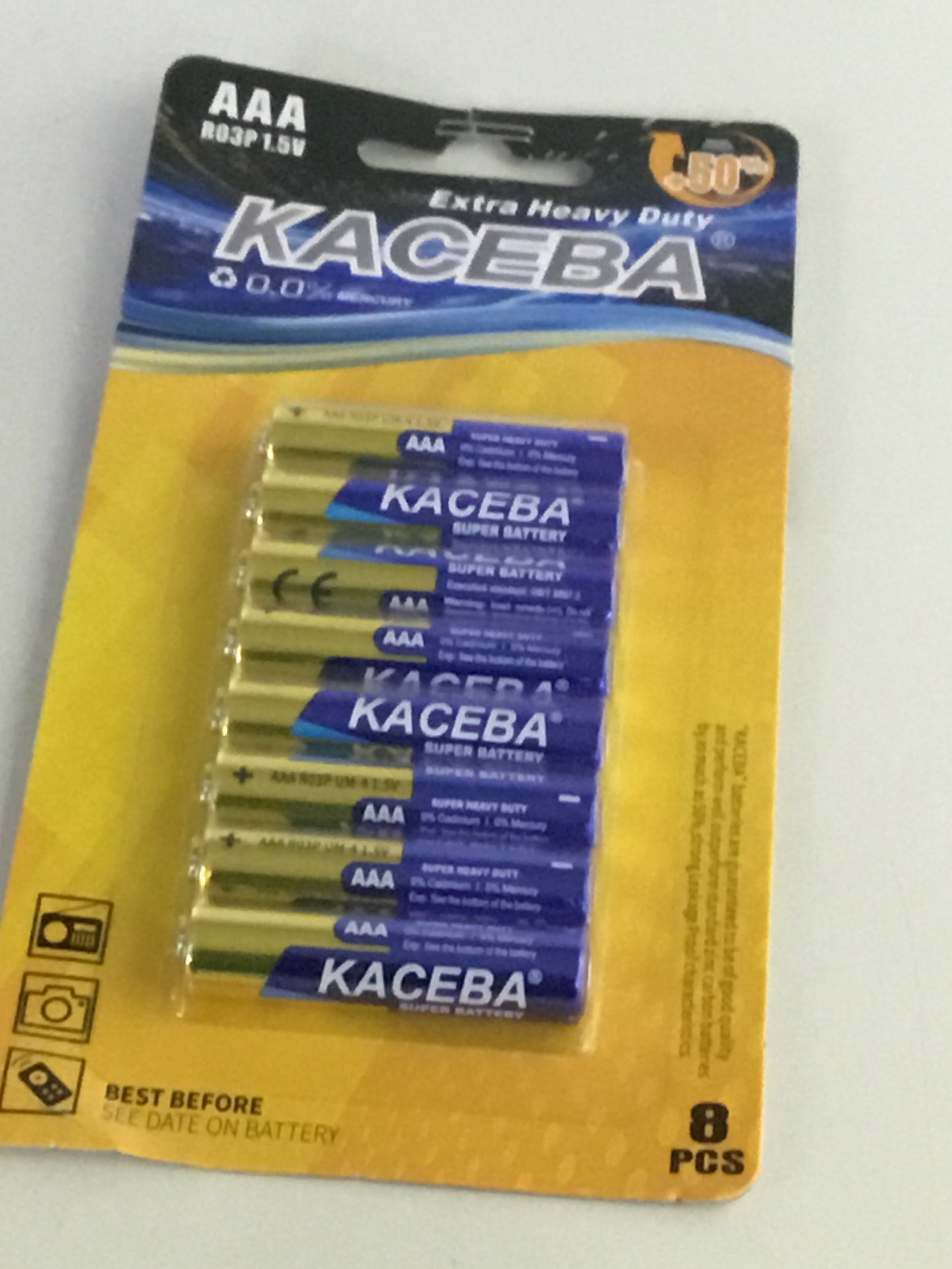 Kaceba Super Battery - 8pcs - EF-80074