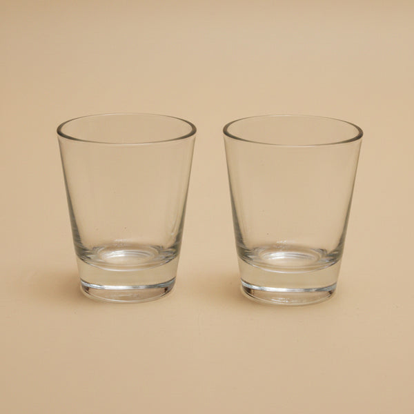 FR Crystal Water Glasse's - (2pcs Set-220ml) - 0161