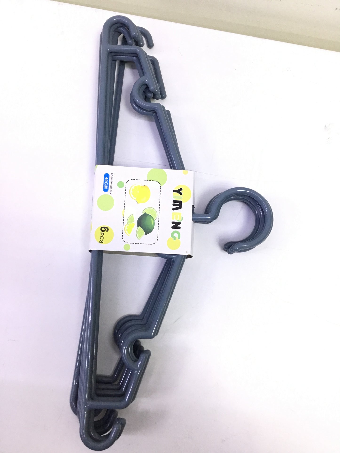 Yimeng Fashion Plastic Cloth Hunger- Gray (6pcs)- 40cm - WTC- 7830 | Premium Quality - Best Sell Online