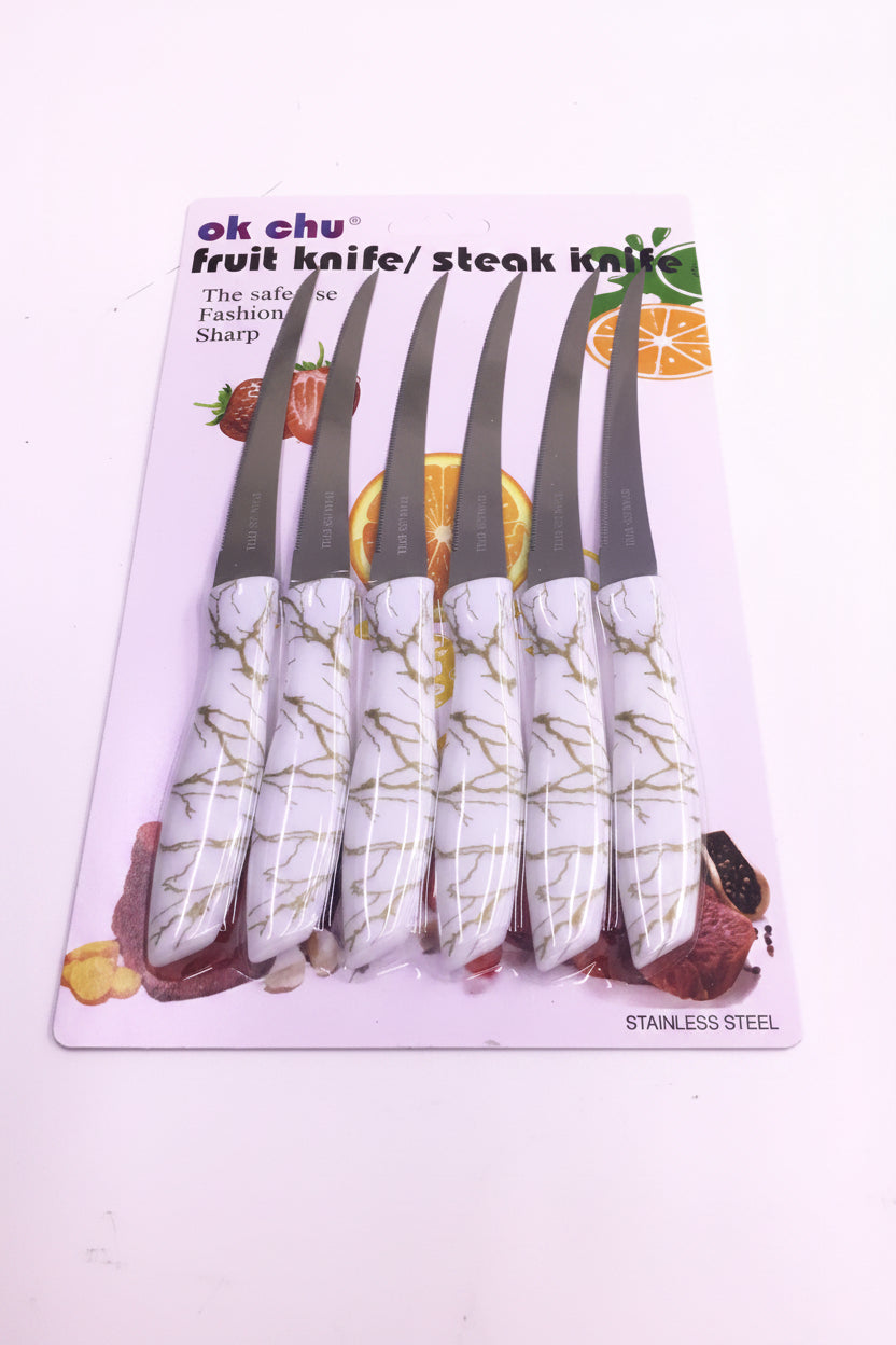 Fruit/Steak Knife - White-IE-58473 - Premium Quality | Durable & Affordable