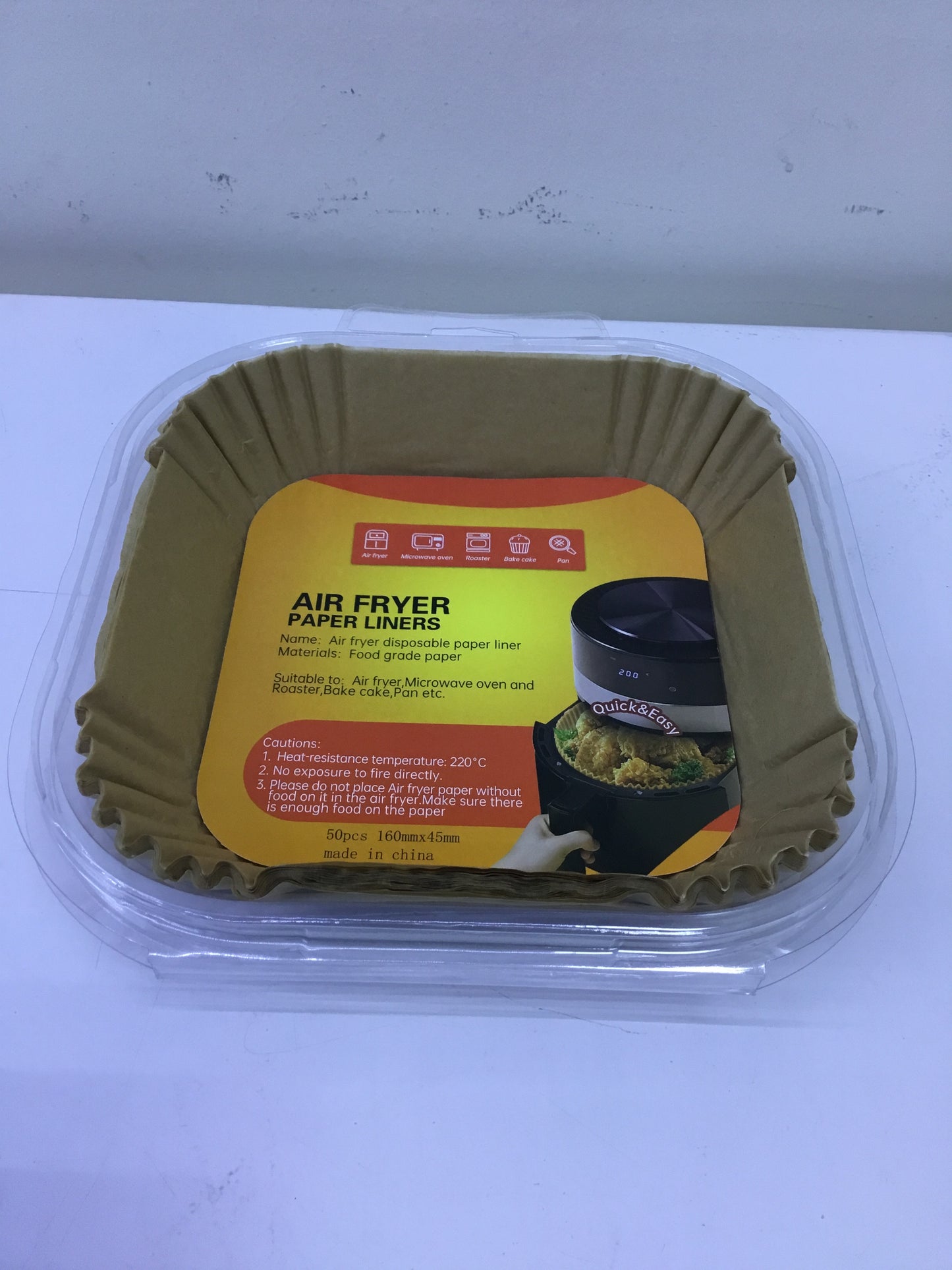 Air Frayer Paper Liner - (50pcs 160mm*45mm) - F16-50 | Premium Quality - Best Price Online
