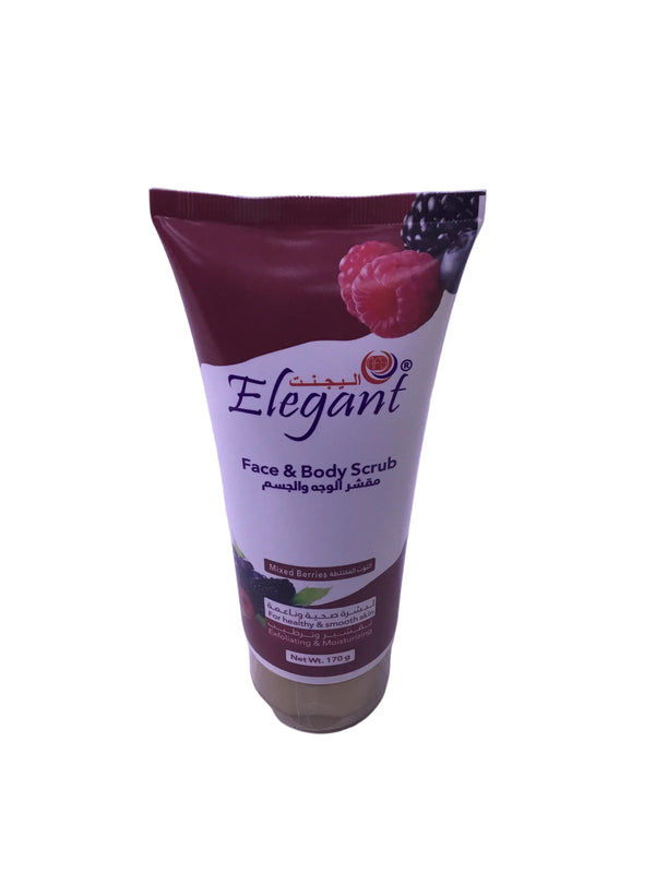 Elegant Face And Body Scrub-(Mixed Berries) - 170g - Healthy And Smooth Skin - Premium Quality
