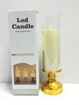 FR Home Decorative Flameless LED Candle - (6.5*6.5*21cm)