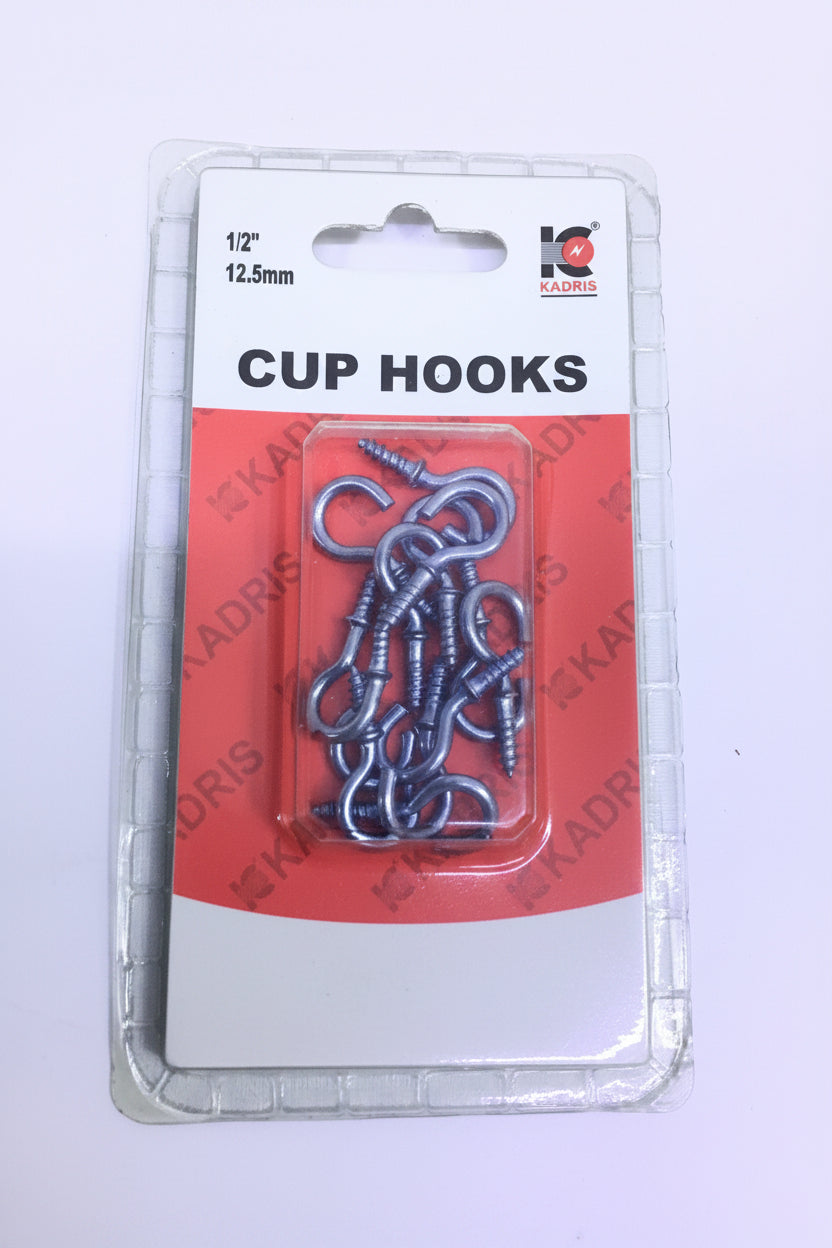 FR KADRIS Cup Hooks (HA - 1585) 1/2 - 12.5mm Premium Quality