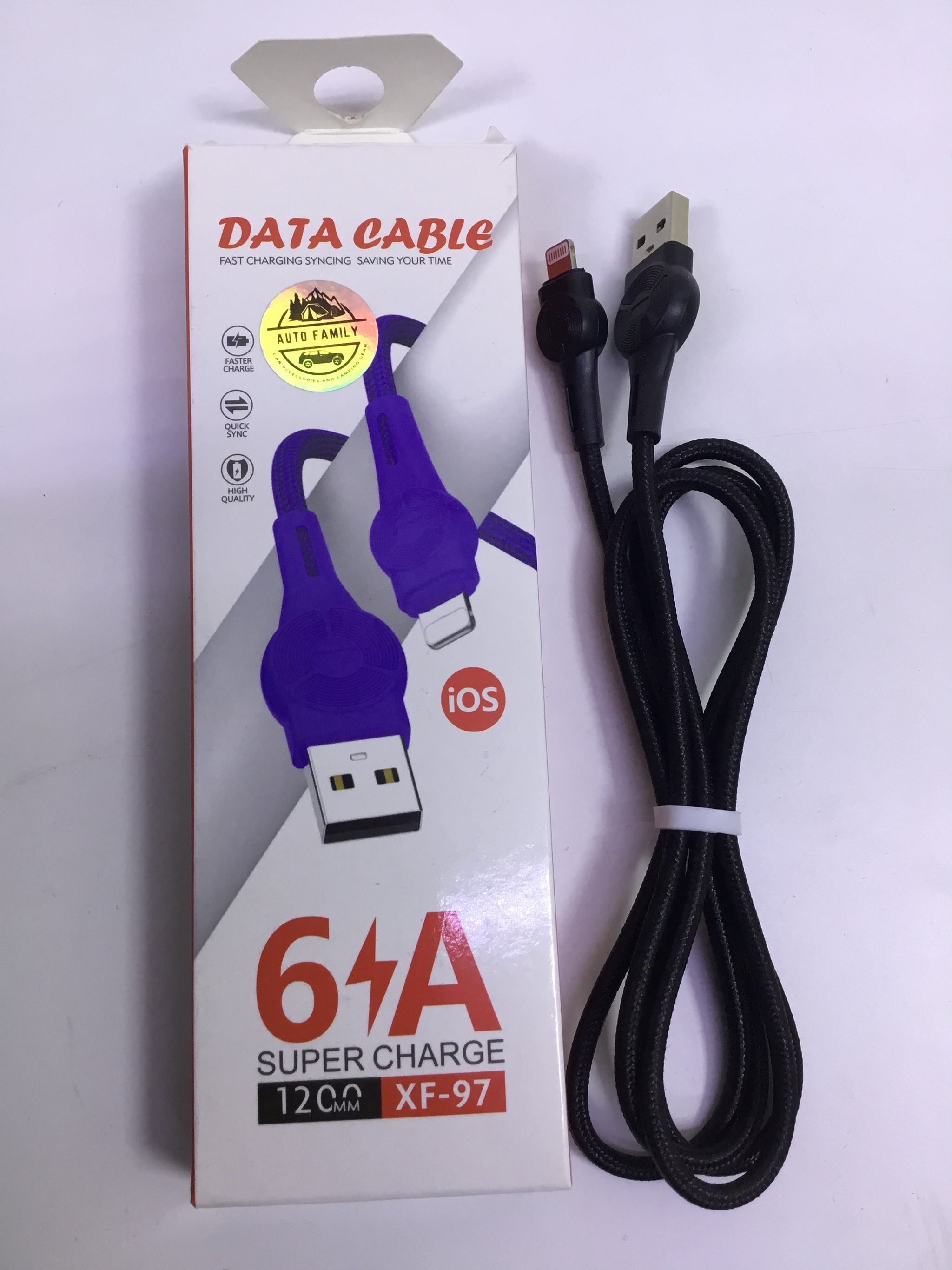 Data and Fast Charging Cable - IP XF-97 (1200mm/6A) | Premium Quality - Best Price Online