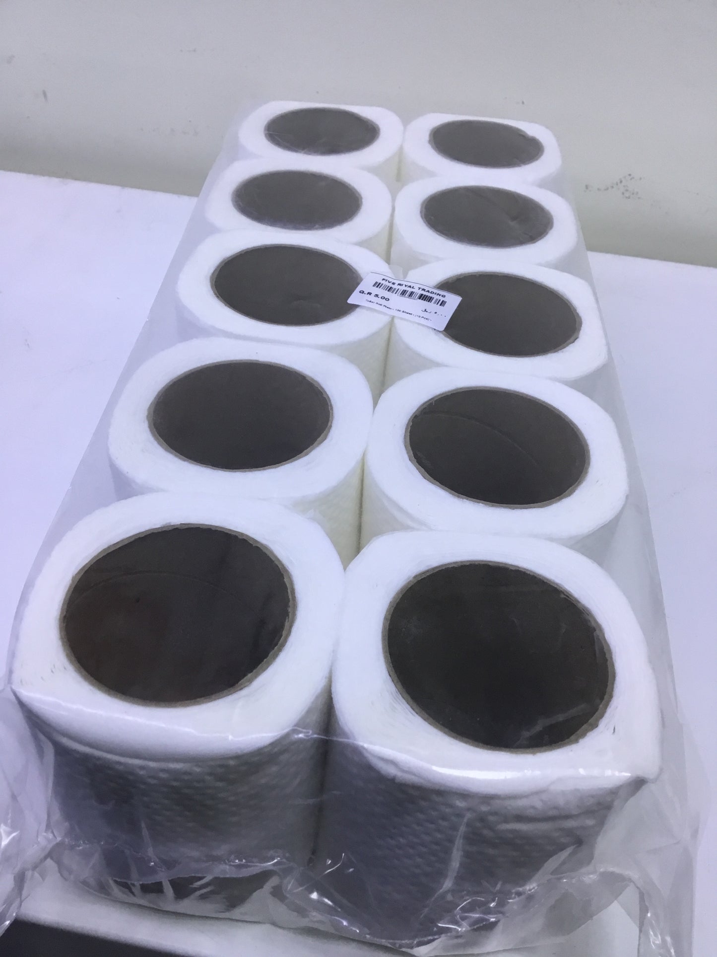 Toilet Tissue Roll Plain - (100 Sheet -10 Pcs)