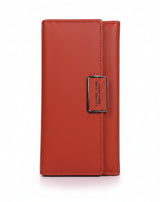 Women's Premium Leather Wallet - Dark Red - ` Durable & Stylish Design