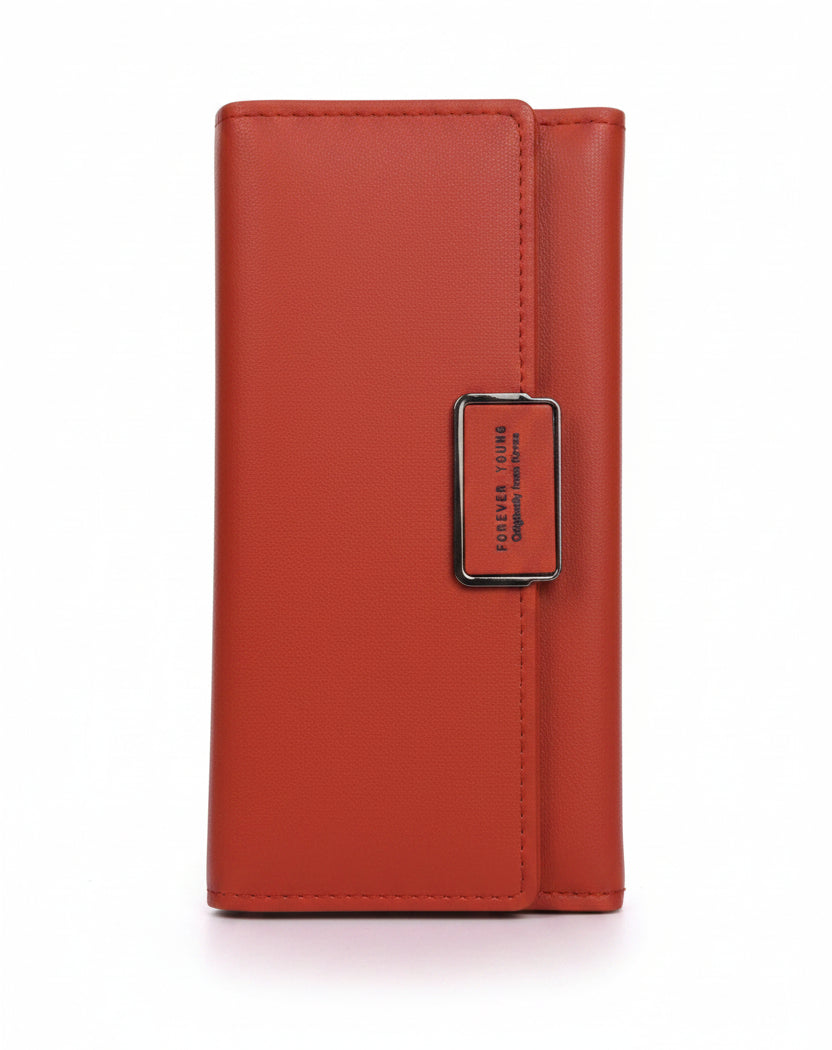 Women's Premium Leather Wallet - Dark Red - ` Durable & Stylish Design