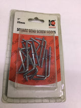 FR KADRIS Square Bend Screw Hooks - 1|25mm