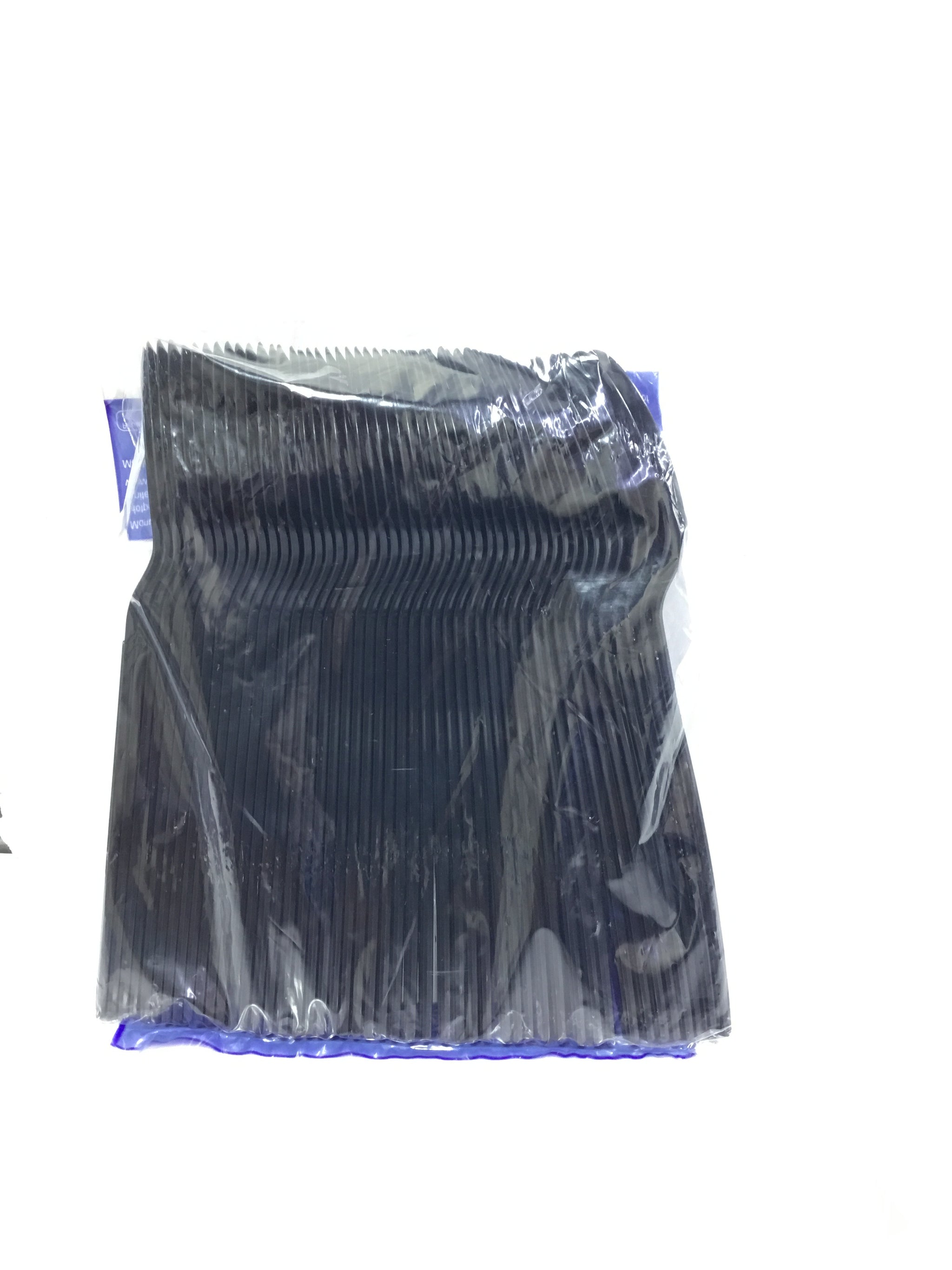 FR Plastic Spoons - (Black-Medium) - 50 pcs