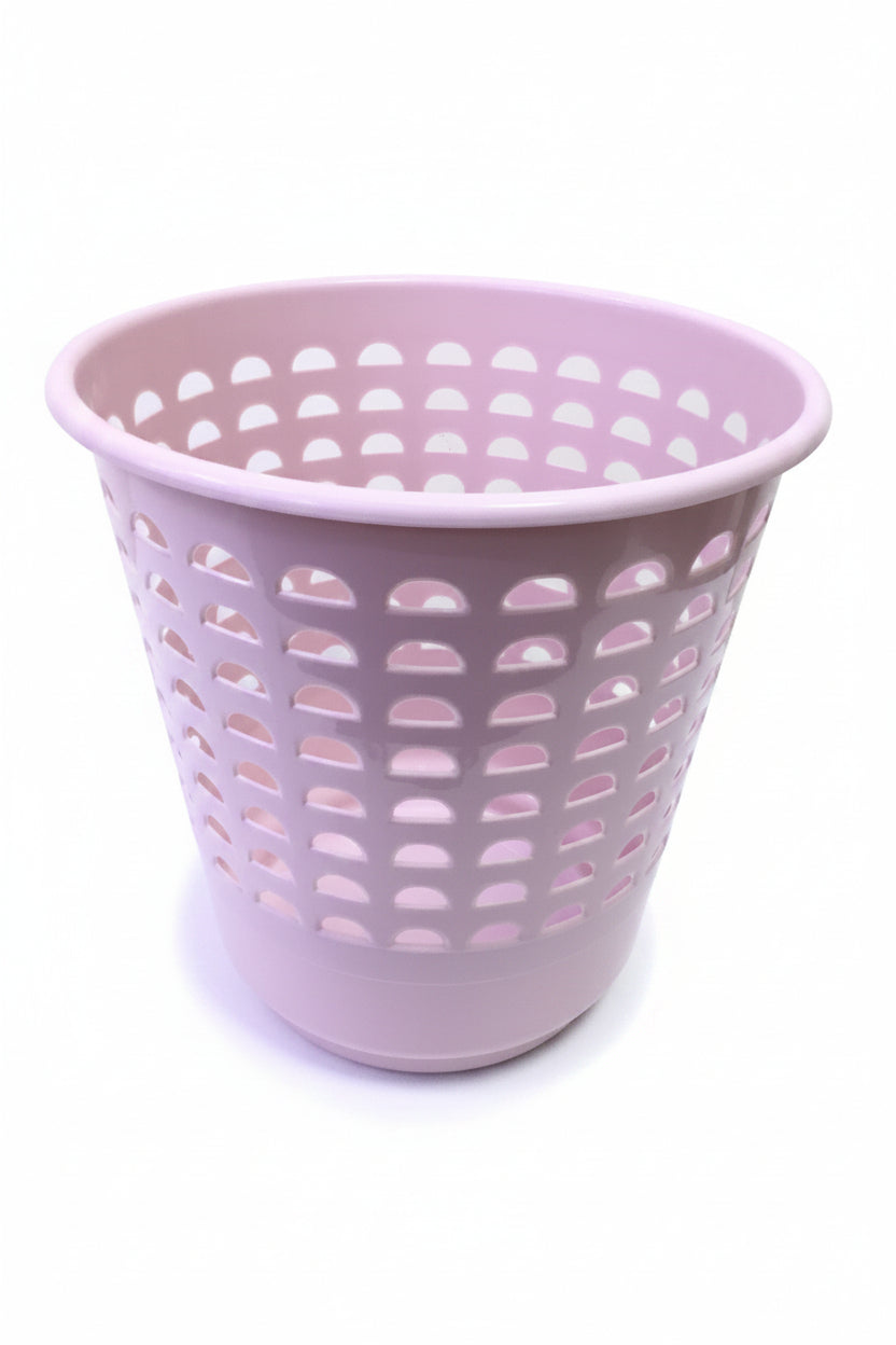 Multipurpose Plastic Waste Paper Basket - Pink - AF- 933| Premium Quality| Best Sell Online