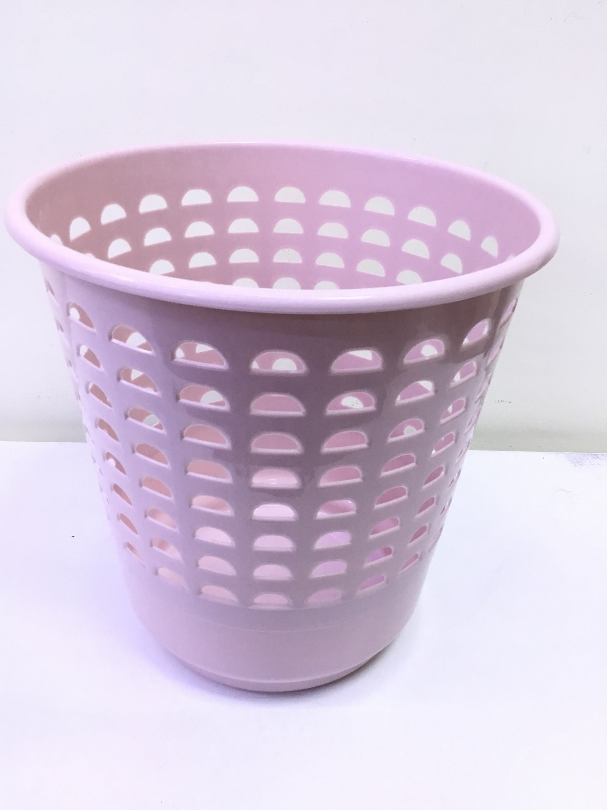 Multipurpose Plastic Waste Paper Basket - Pink - AF- 933| Premium Quality| Best Sell Online