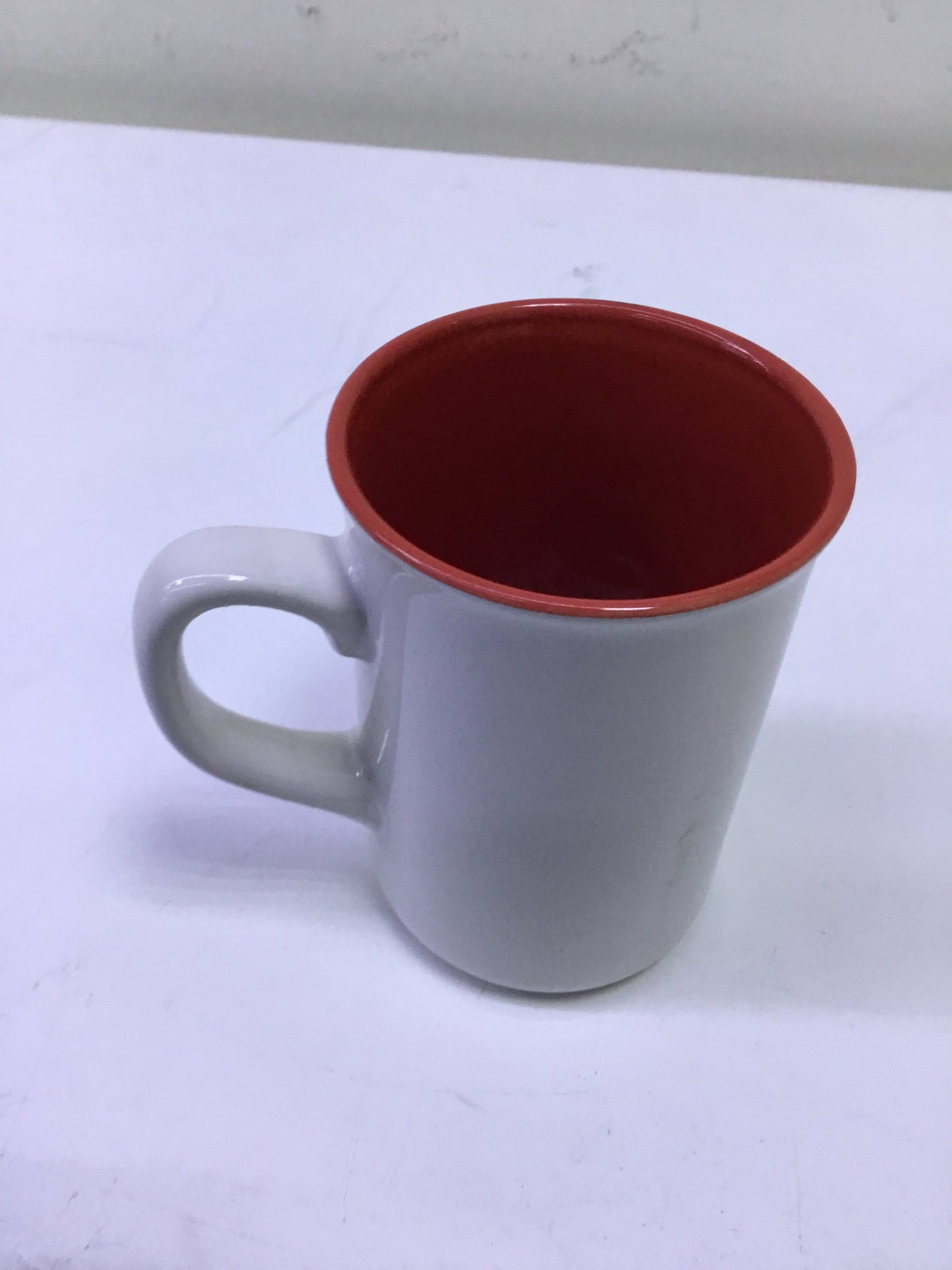 FR  Multipurpose  PRC Ceramic Coffee Cup - WTC- 6319 (Cream-Red~200ml)