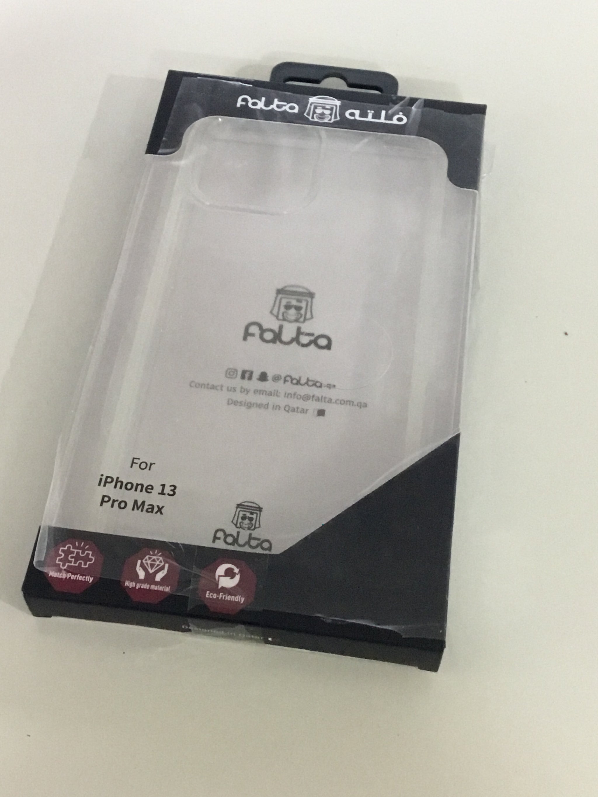 FALTA iPhone 13 Pro Max Clear Durable Case | Premium Quality