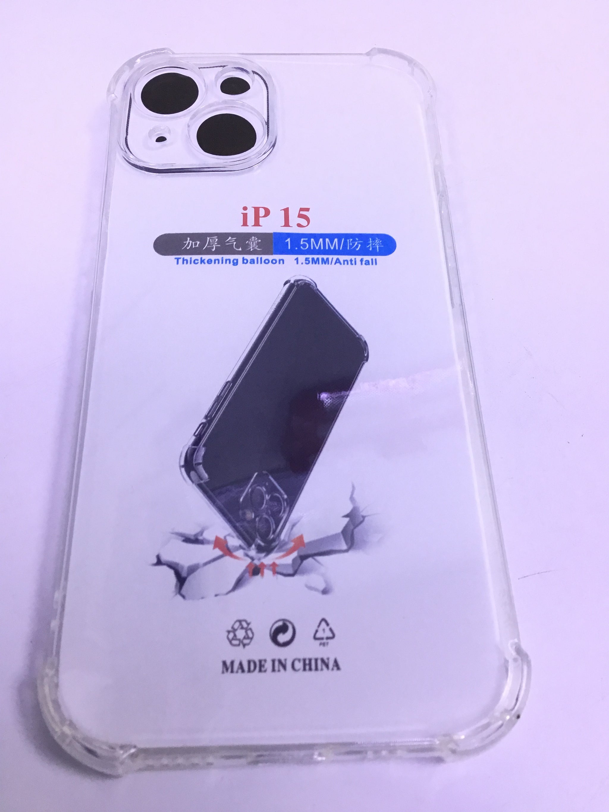 IP 15 Transparent Case Protector - 1.5mm | Premium Quality - Best Sell Online