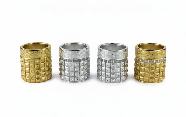 Gold-Silver Small Storage Boxes -4pcs-1234