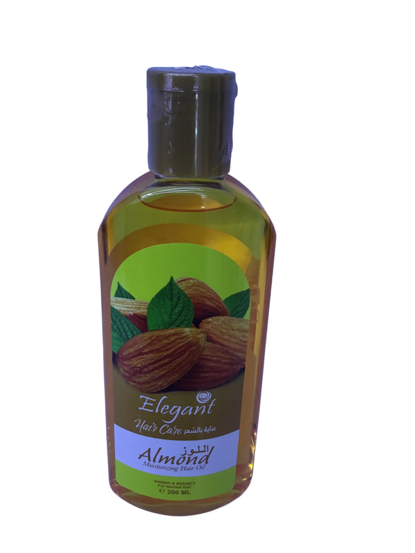 Elegant Almond Moisturizing Hair Oil - 200ml - Premium Quality