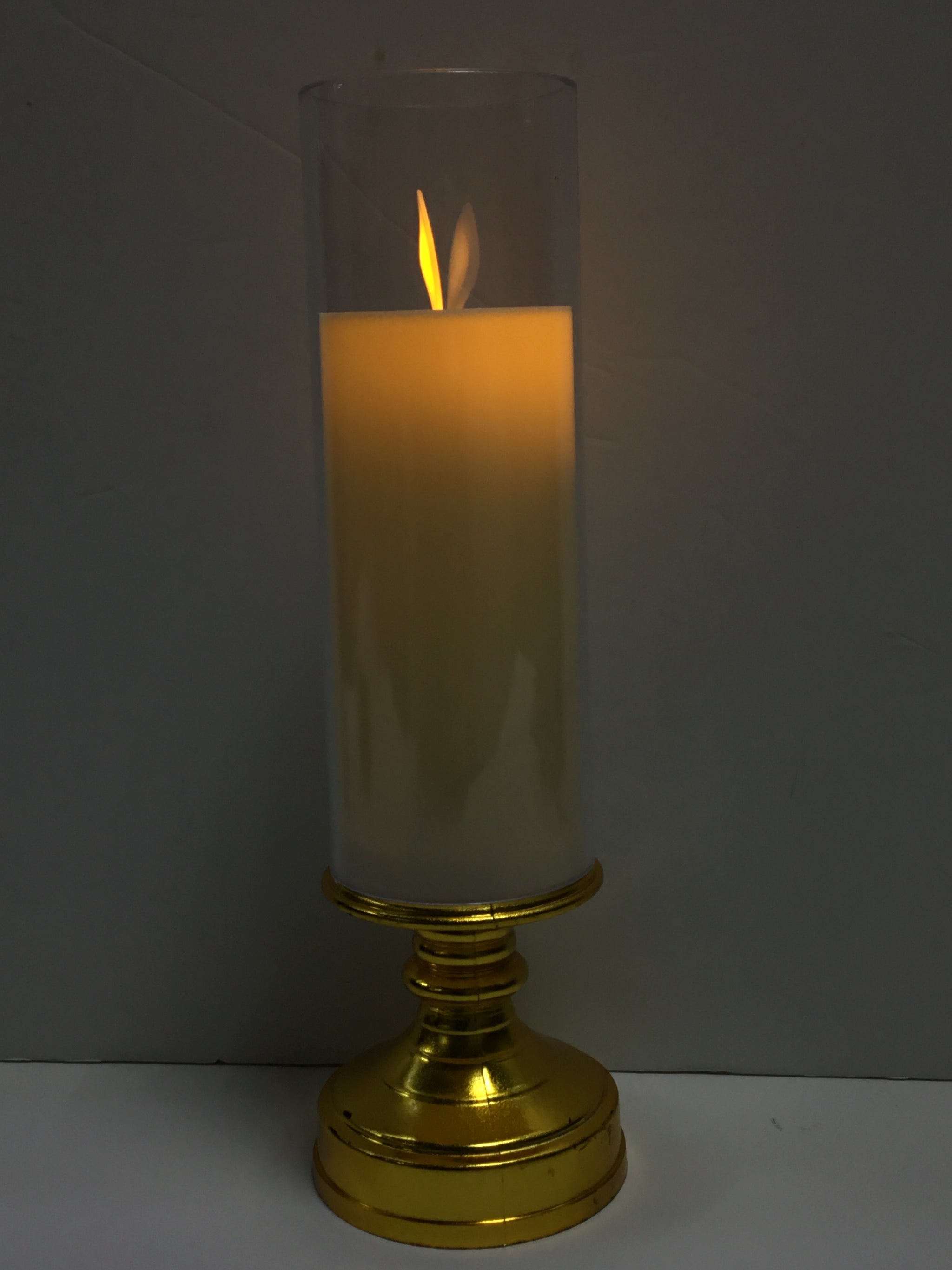 FR Home Decorative Flameless LED Candle - (6.5*6.5*21cm)
