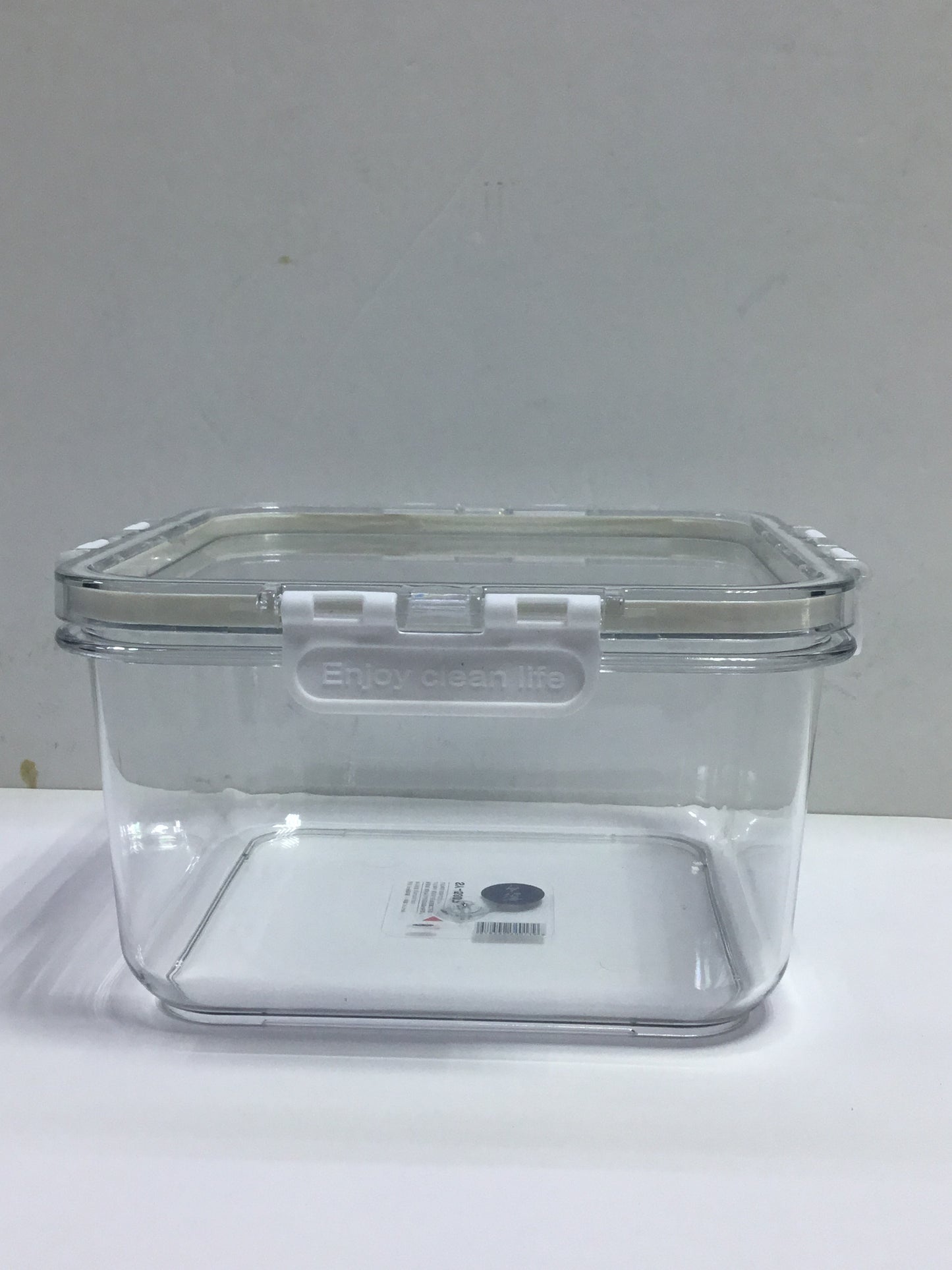 FR Transparent Pet Food Storage Jar - (15*15*9cm) - SY-5807