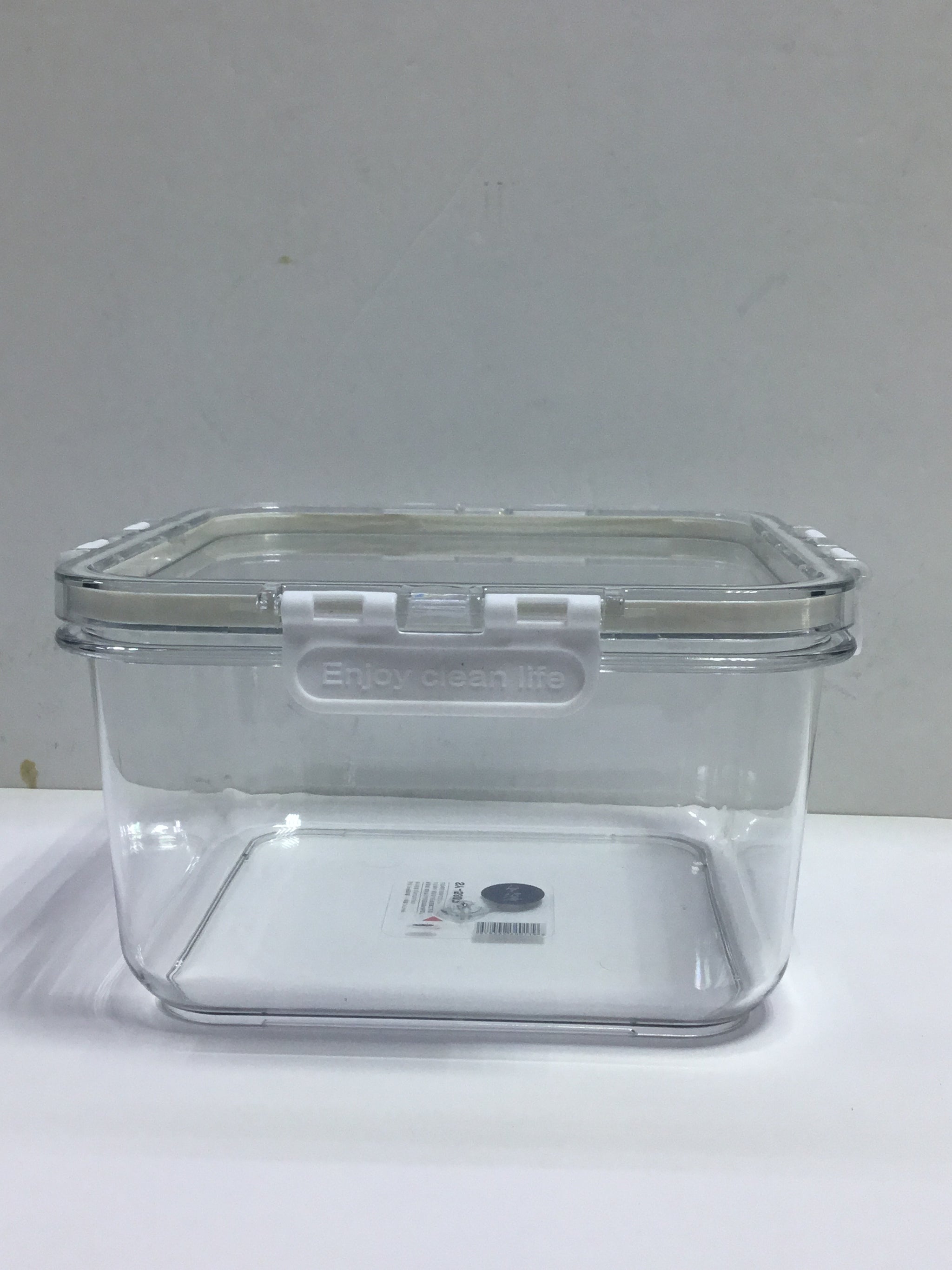 FR Transparent Pet Food Storage Jar - (15*15*9cm) - SY-5807