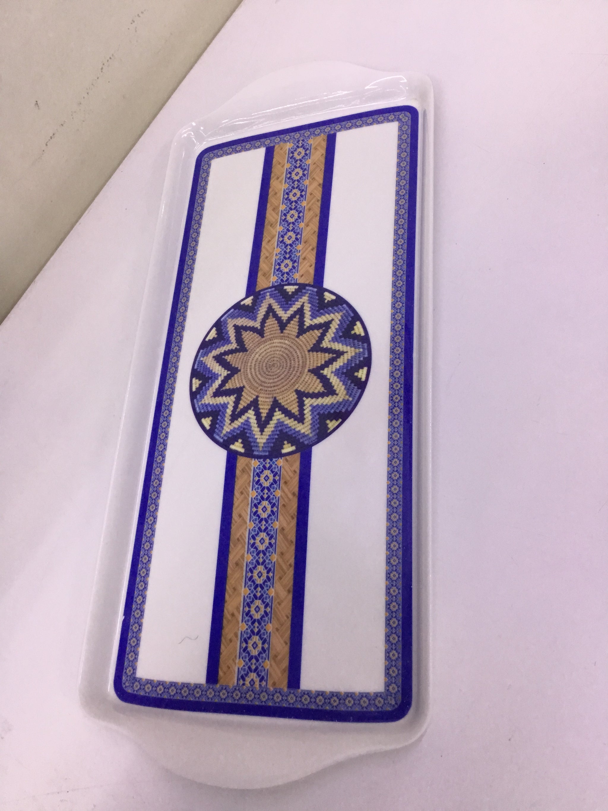 Decorative Rectangular Melamine Tray - NA-76199-P