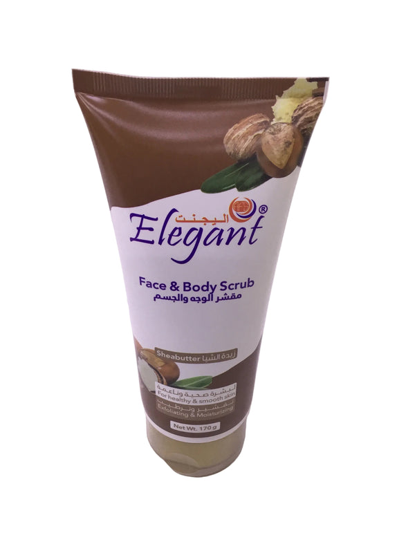 Elegant Face And Body Scrub-(Sheabutter) - 170g - Healthy And Smooth Skin - Premium Quality