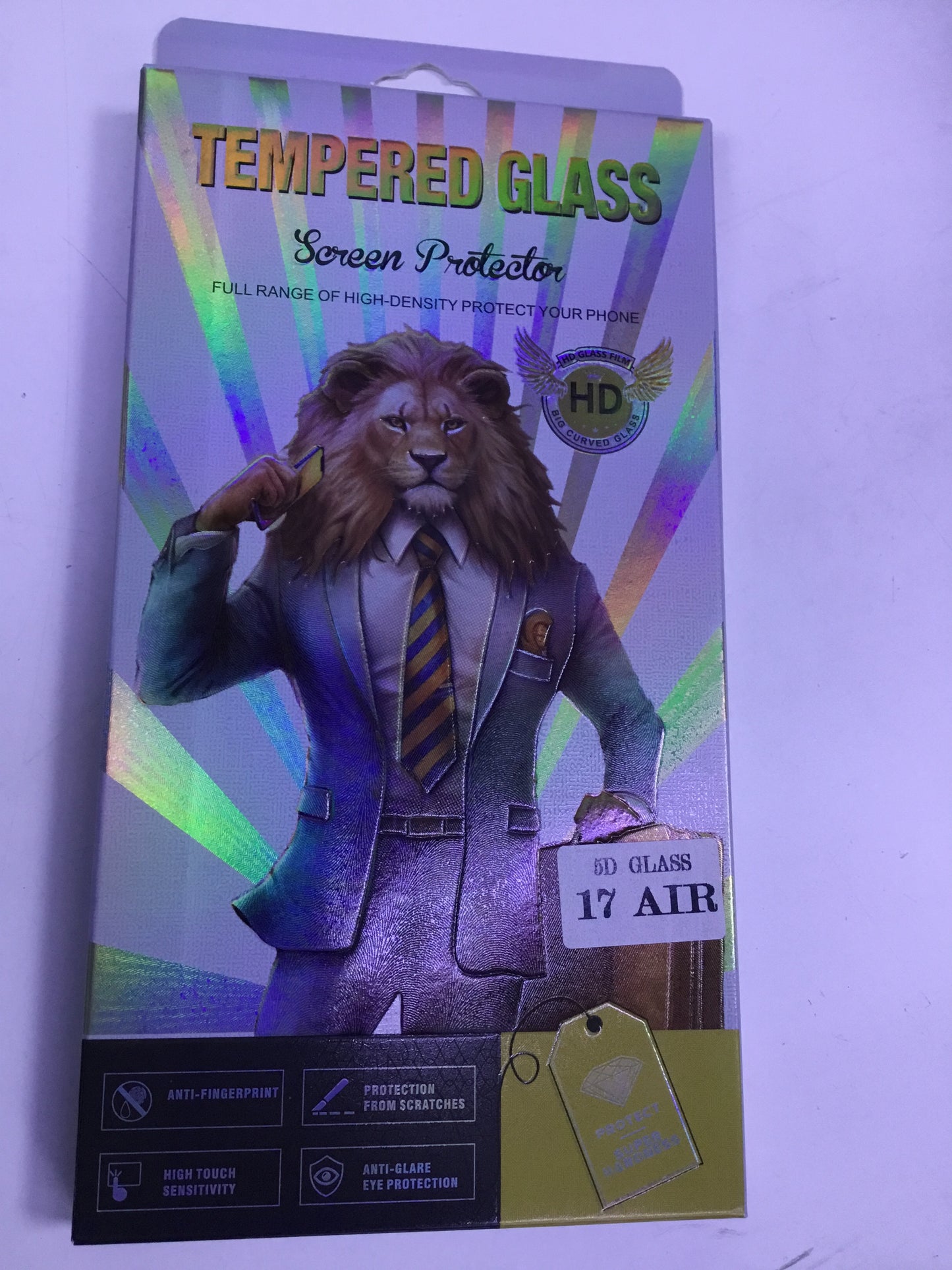 Tempered Glass HD- Screen Protector - 5D - iPhone - 17 Air | Premium Quality - Best Sell Online