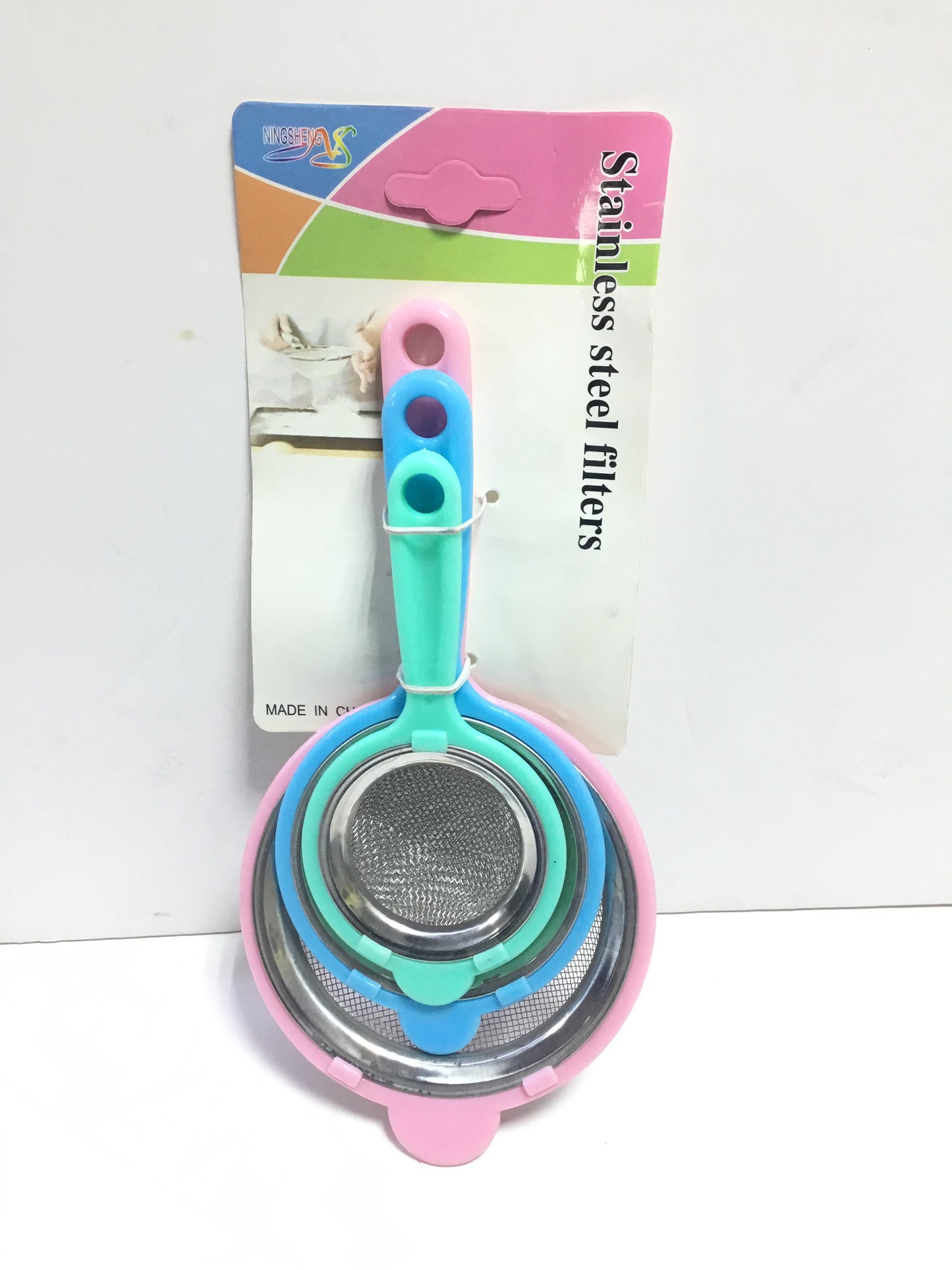 FR Stainless Steel Tea Filter - (3pcs Set)
