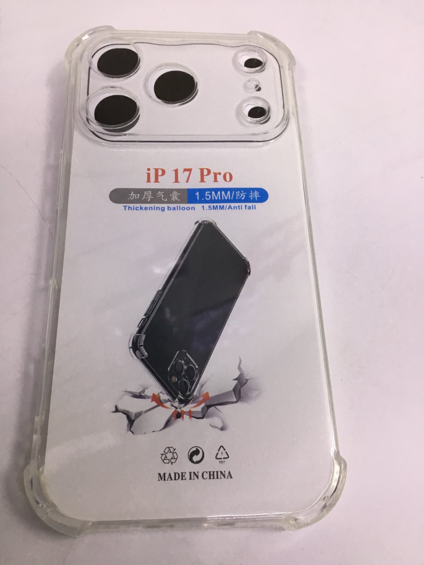 iPhone 17 Pro Transparent Case Protector - 1.5mm | Premium Quality - Best Sell Online