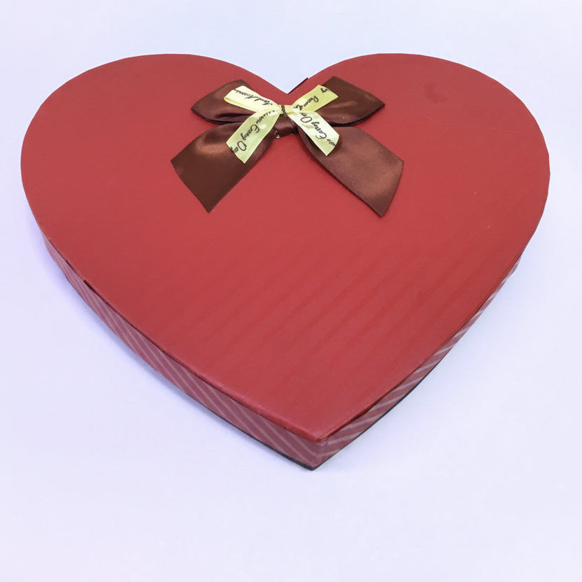 Maroon Heart Gift Box with Ribbon -8901 (Medium) | Premium Quality | Best Sell Online