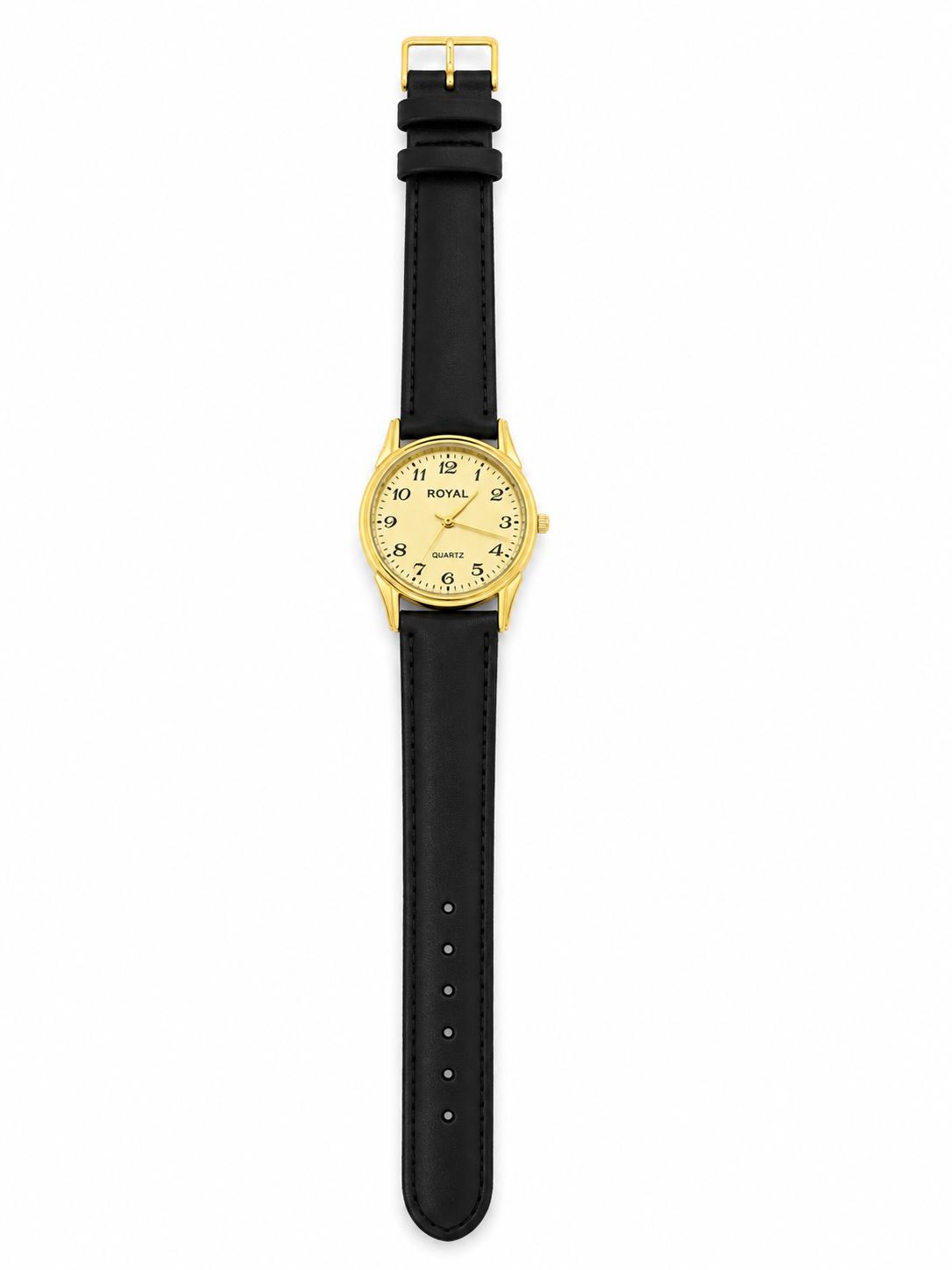 Premium Stylish Black Leather Watch 0X2 - Modern, Durable & Comfortable