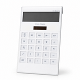 10-Digit Dual Power Solar Calculator (Black & Silver)- LR44