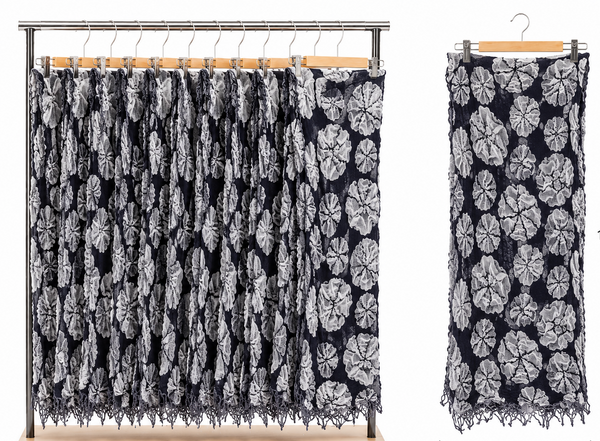 Luxury 3D Floral Scarf /Shawl F-90 - Best Sell Online