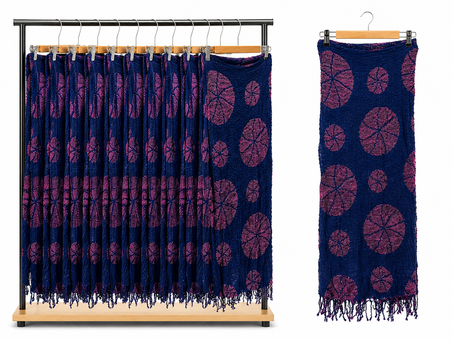 Luxury 3D Floral Scarf /Shawl F-95 - Best Sell Online