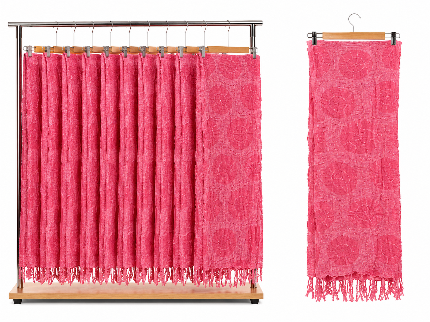 Luxury 3D Floral Scarf /Shawl F-94 - Best Sell Online
